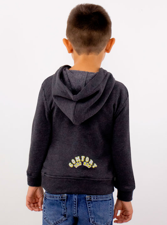 Sudadera con lentejuela reversible de color gris