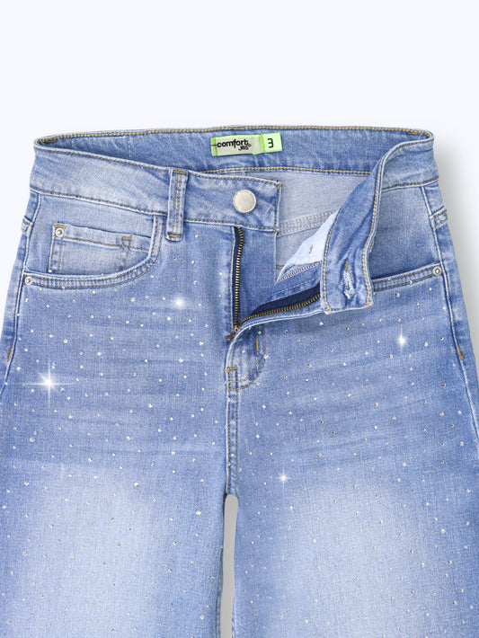 Jeans Wide Leg Brillos