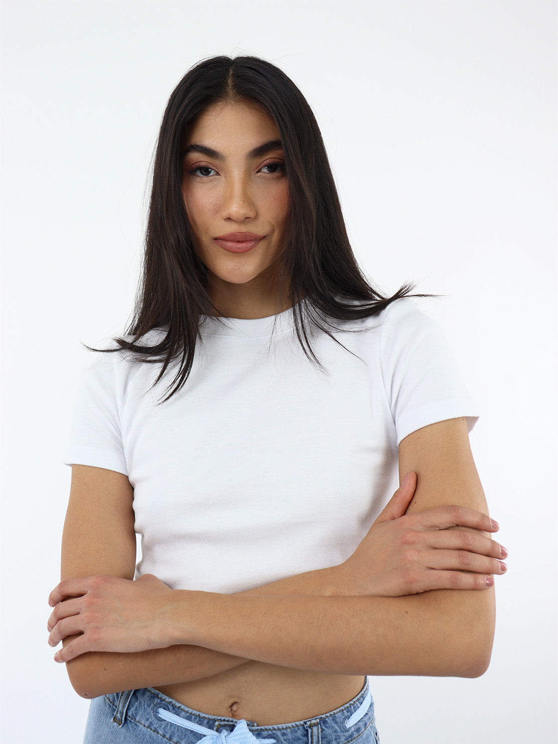 Playera básica de color blanco