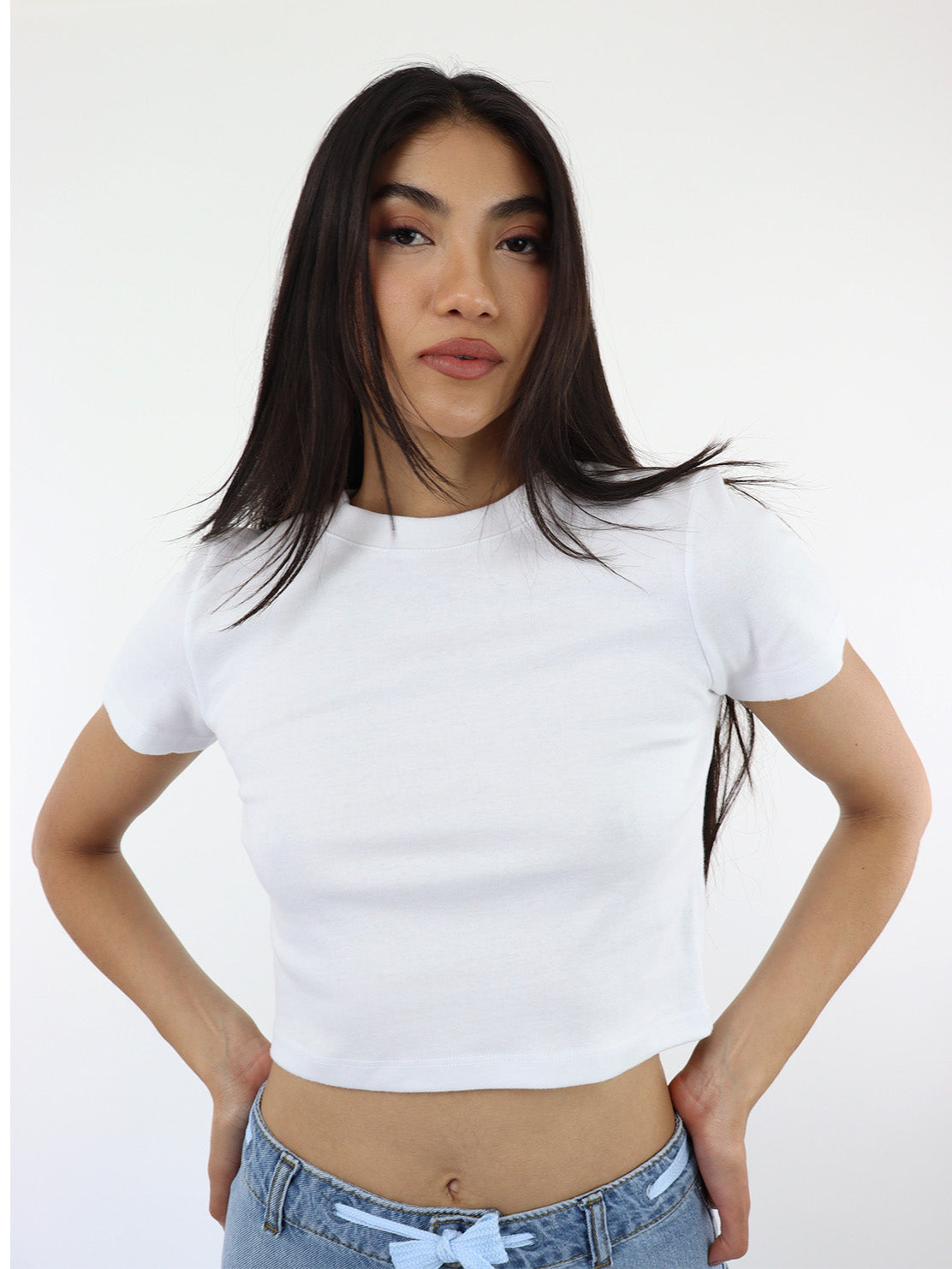 Playera básica de color blanco