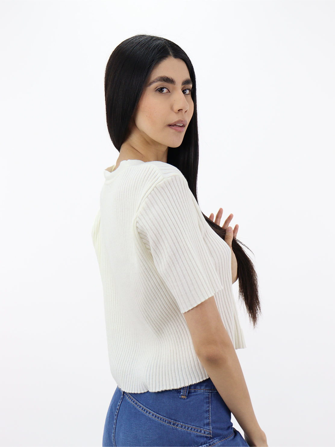 Blusa con cordón