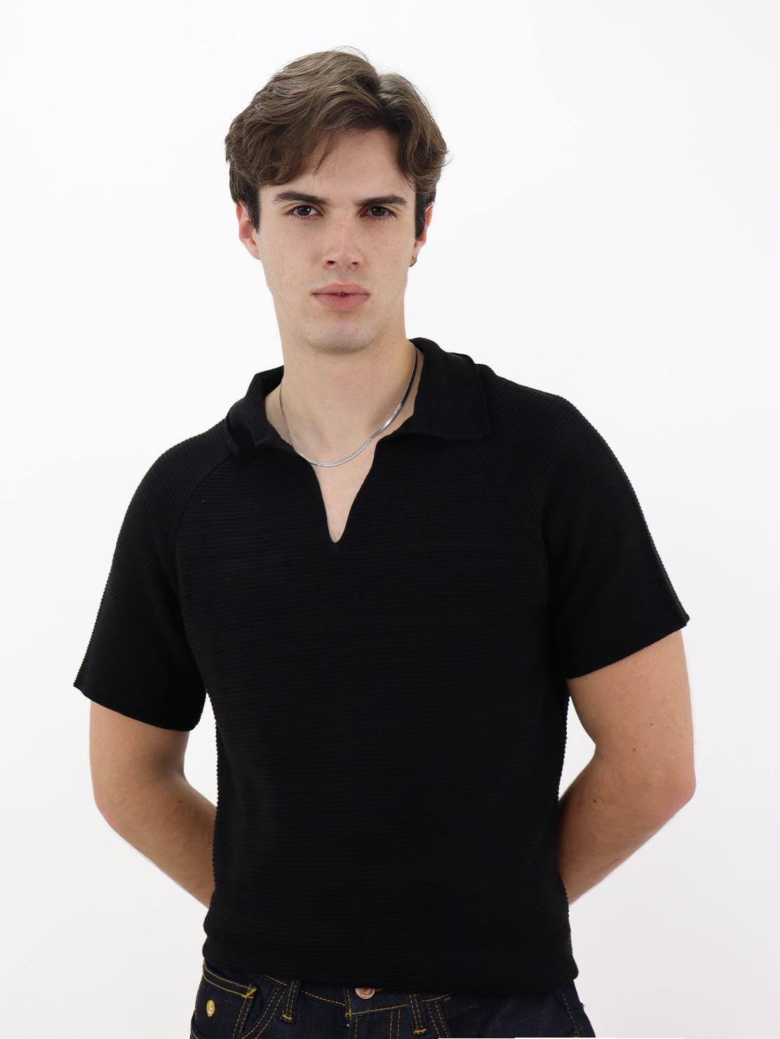 Polo Tejido Acanalado