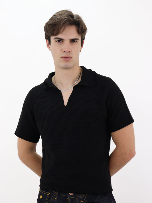 Polo Tejido Acanalado