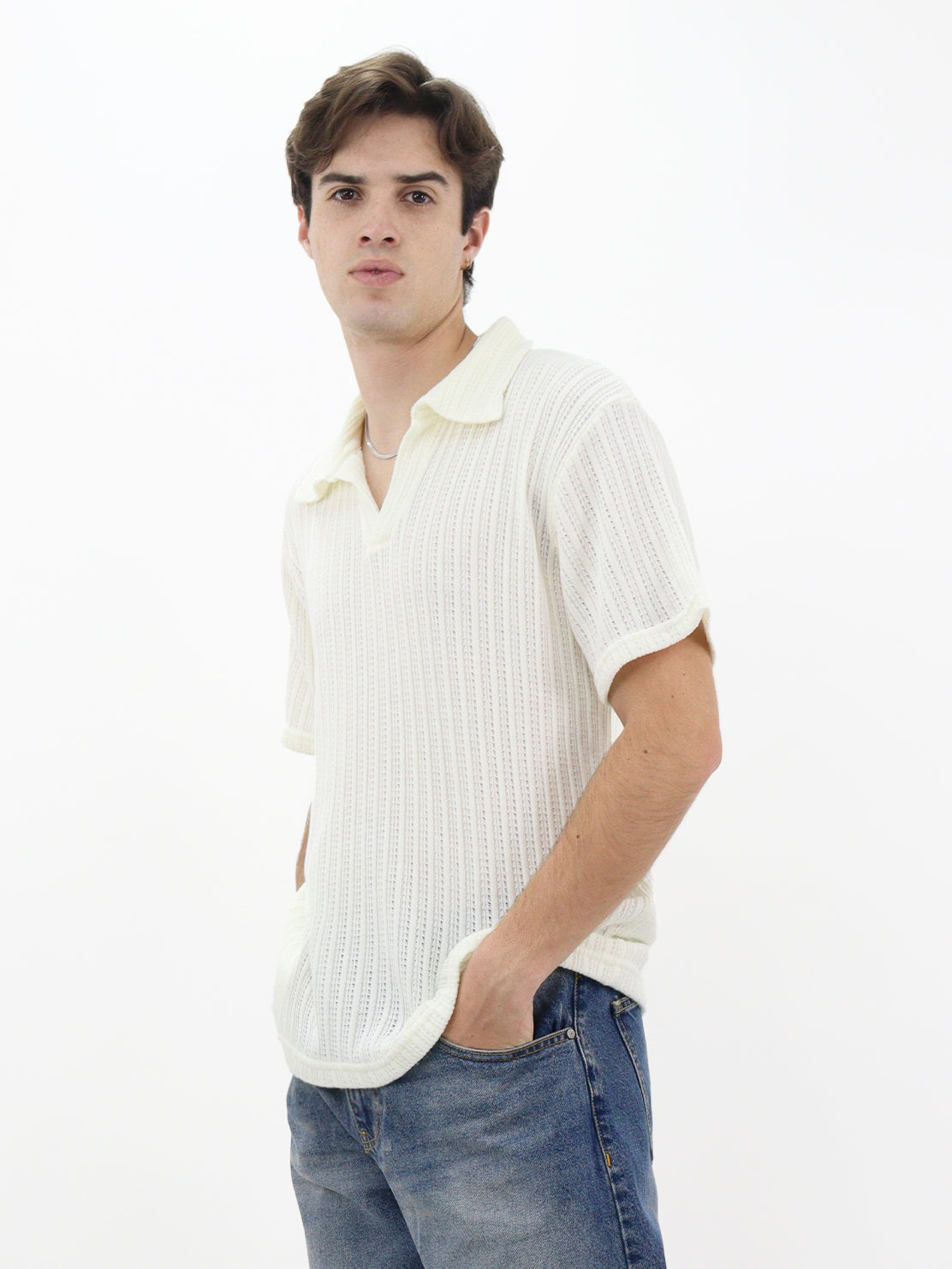 Polo Tejido Acanalado