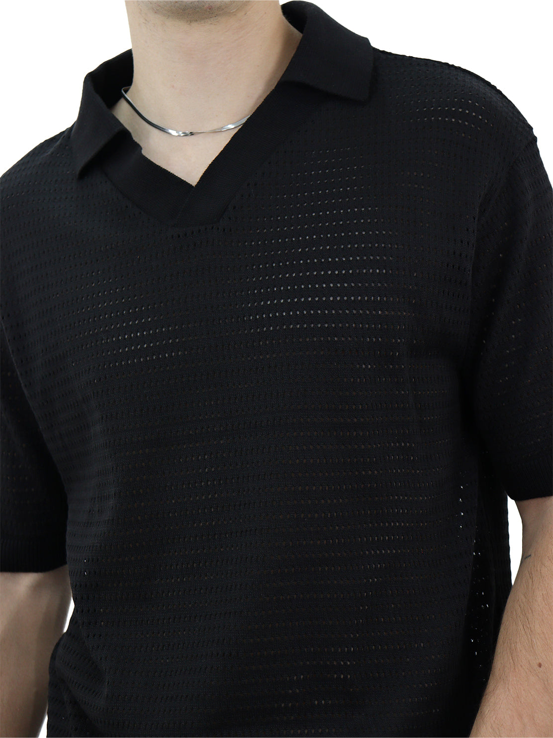 Polo Fit Relaxed Negro