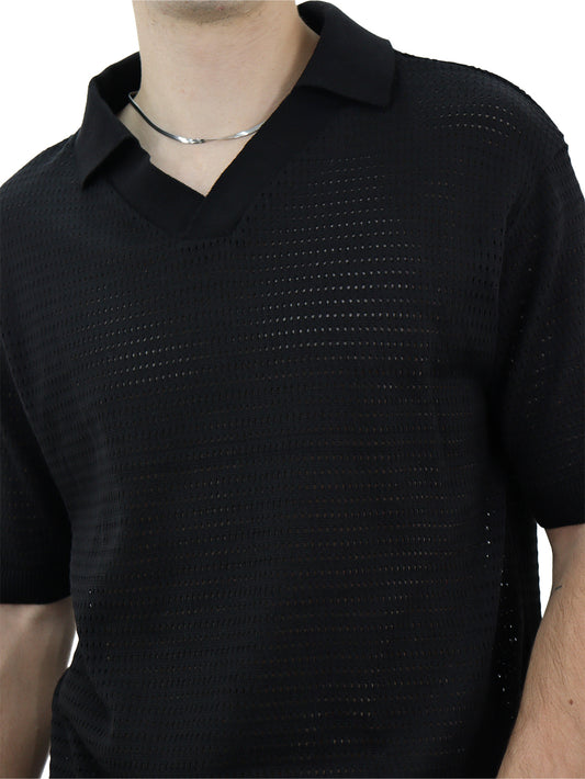 Polo Fit Relaxed Negro