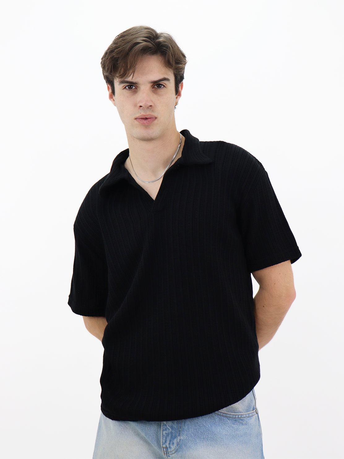 Polo Tejido Acanalado