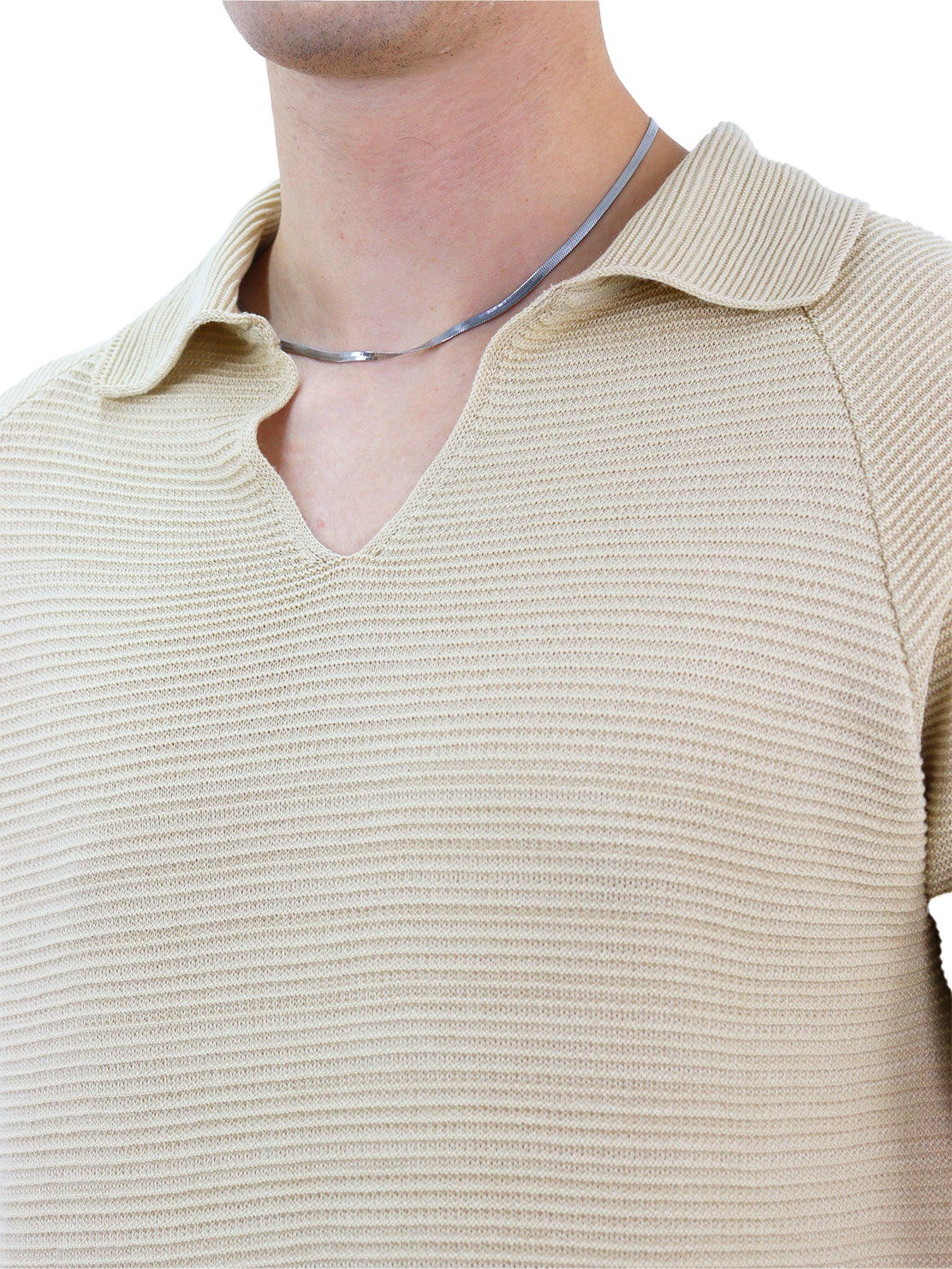 Polo Tejido Acanalado