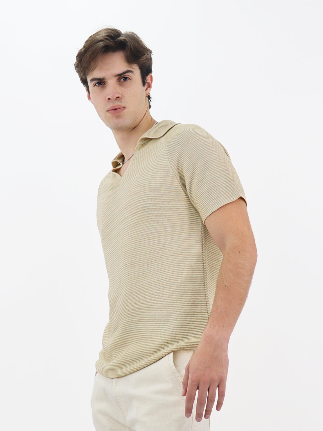 Polo Tejido Acanalado
