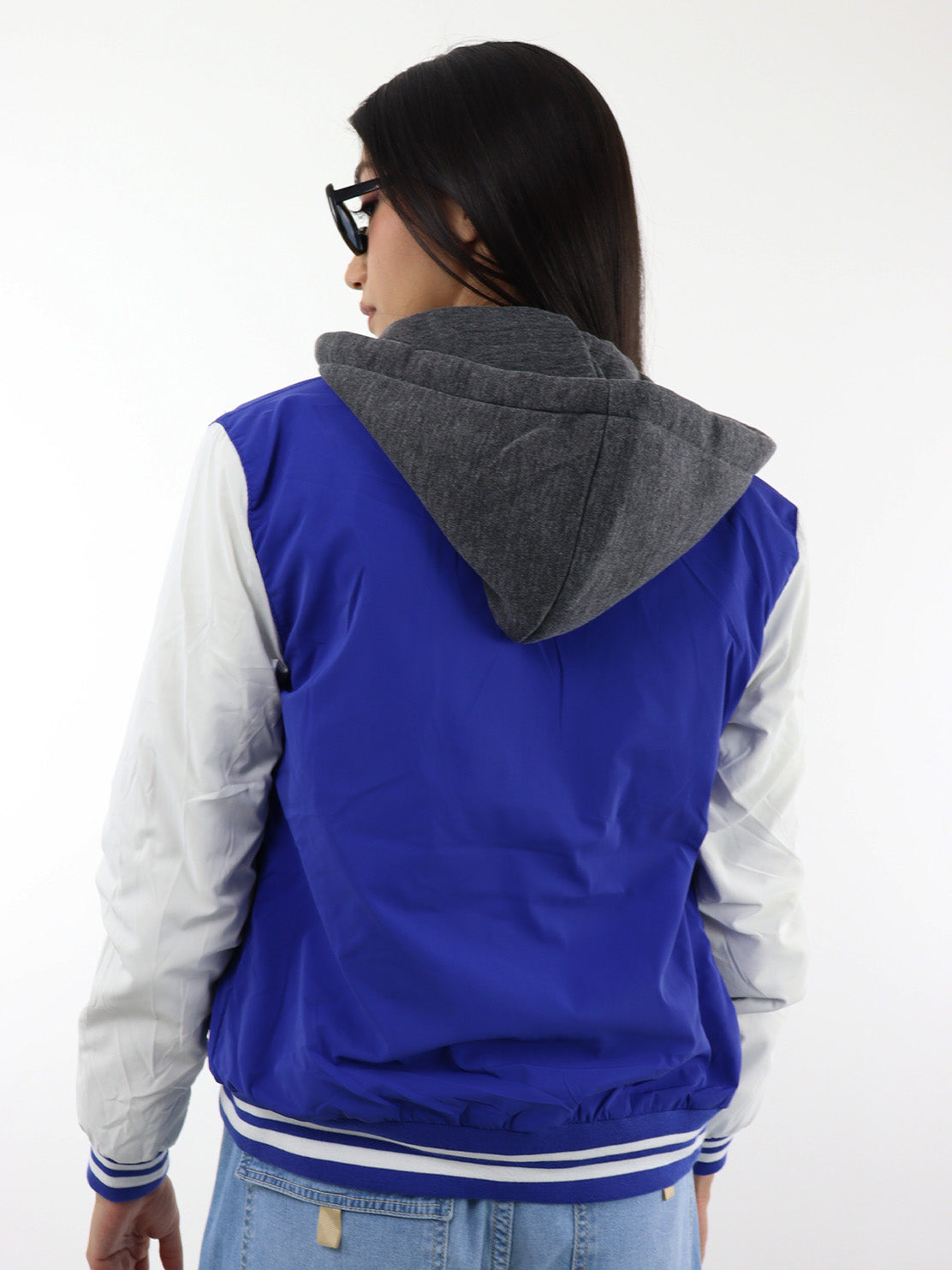 Chamarra baseball-Azul Rey