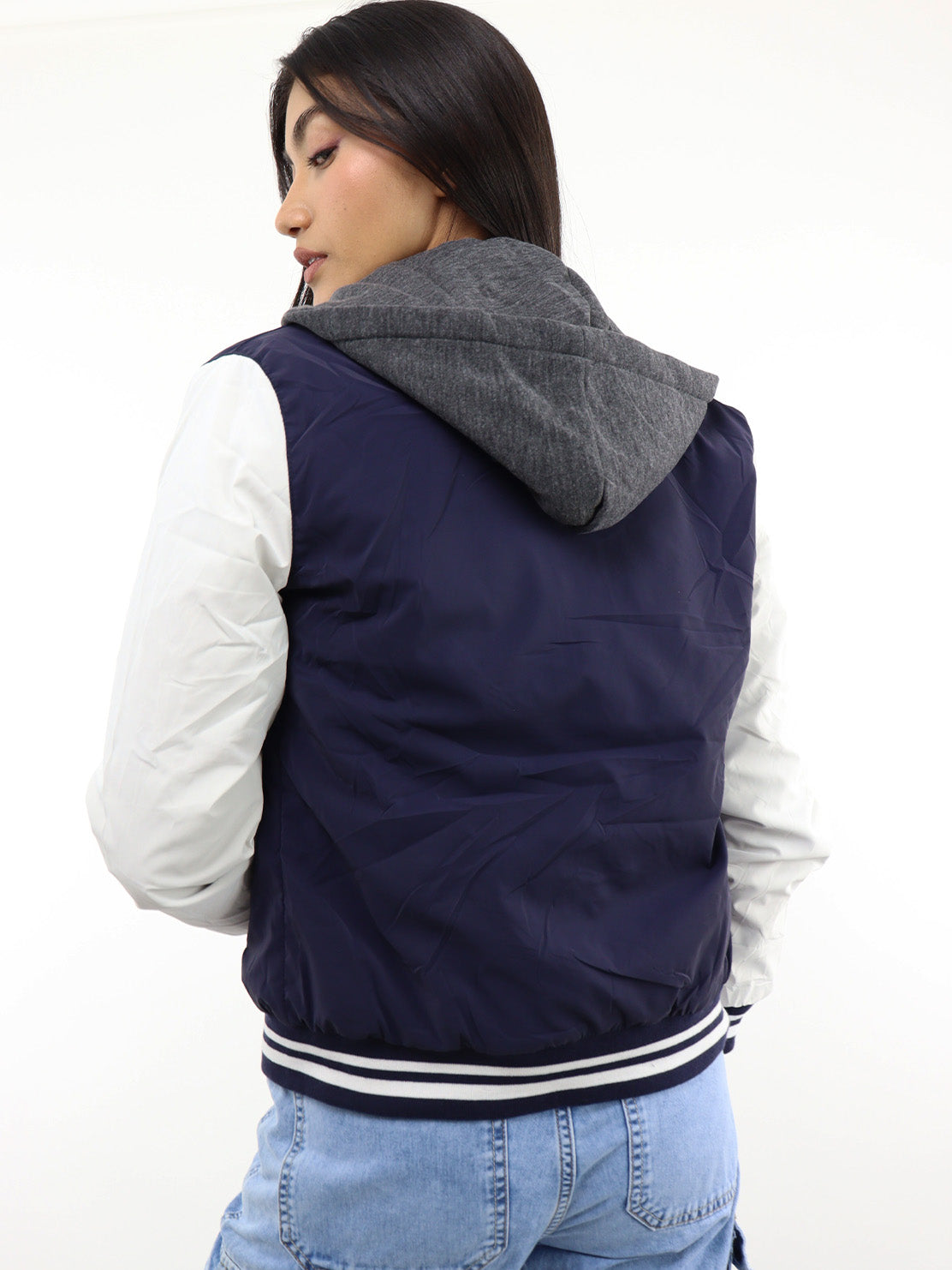 Chamarra baseball-Azul Marino