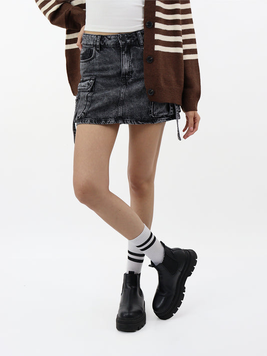 Falda Cargo-Tiro Medio