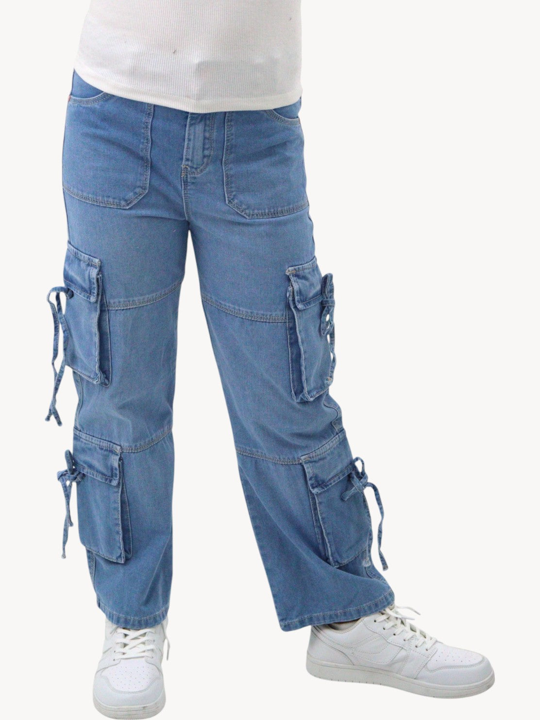 Jeans cargo multipocket