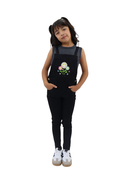 Overol con estampado floral