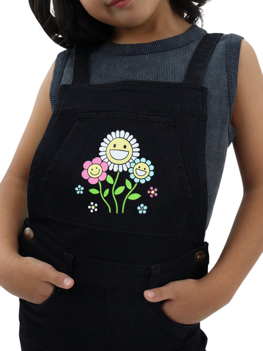 Overol con estampado floral