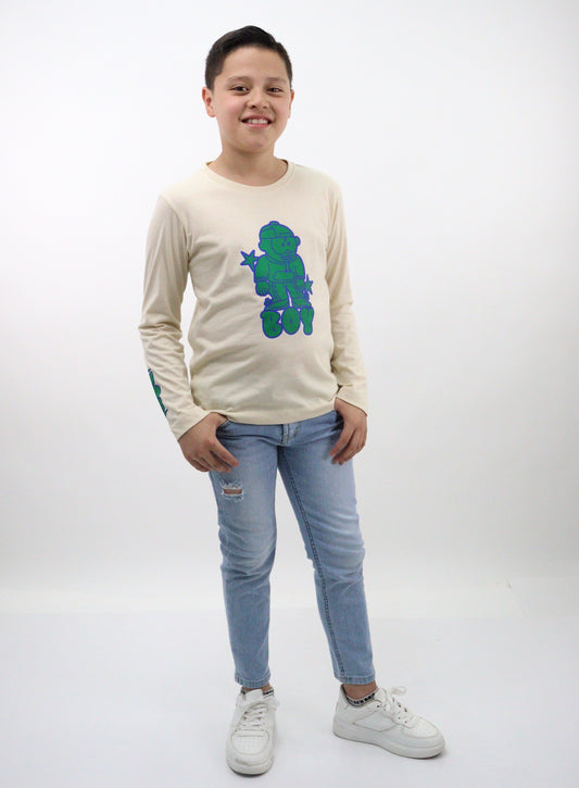 Jeans skinny de color azul claro