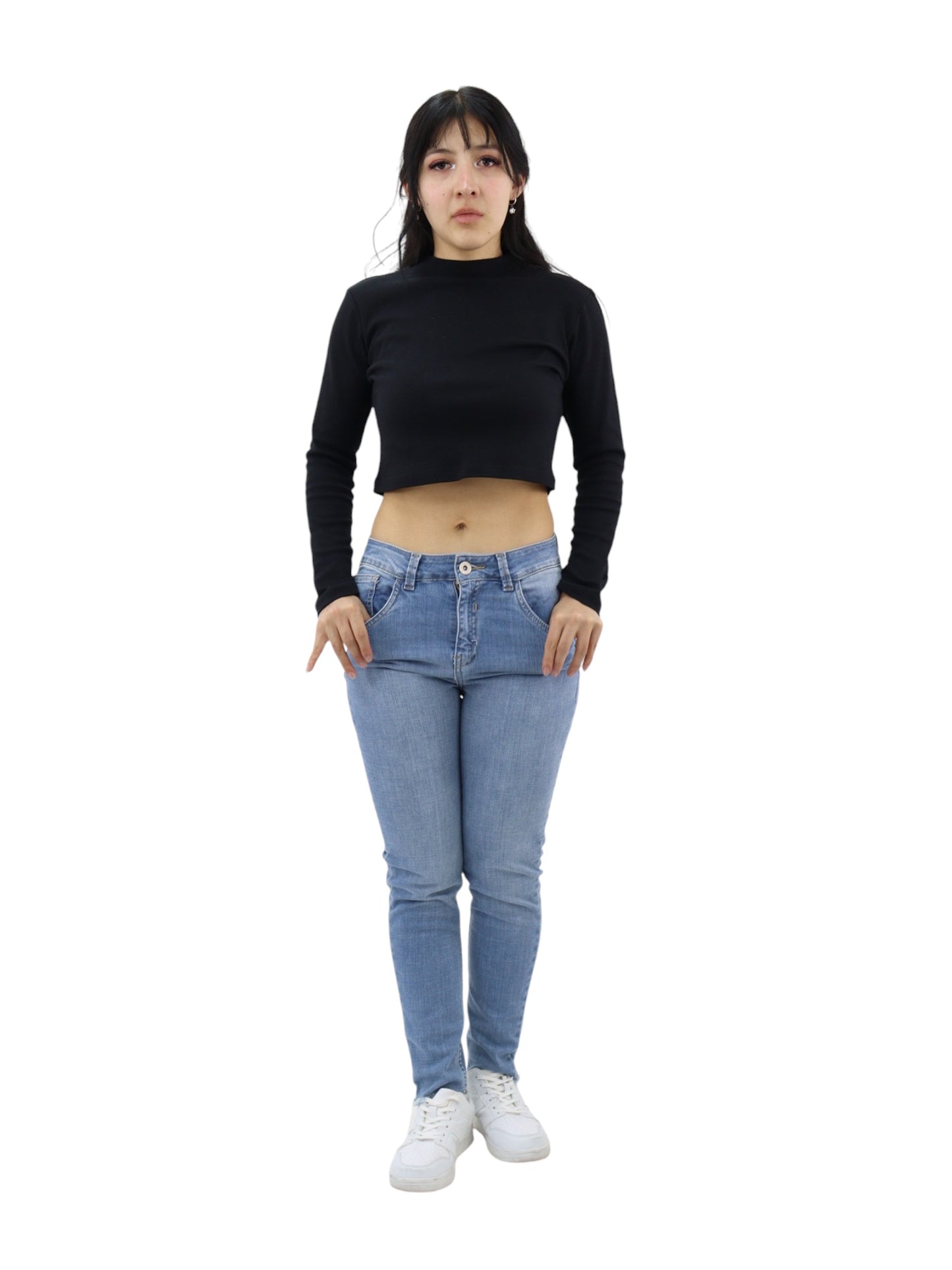 Jeans skinny azul claro