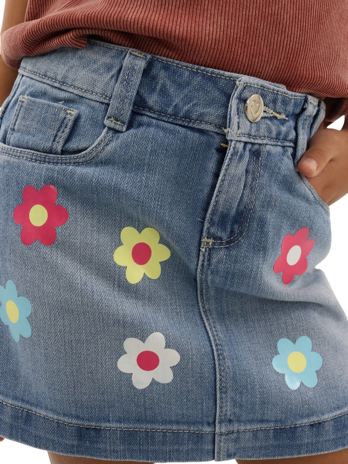 Falda denim