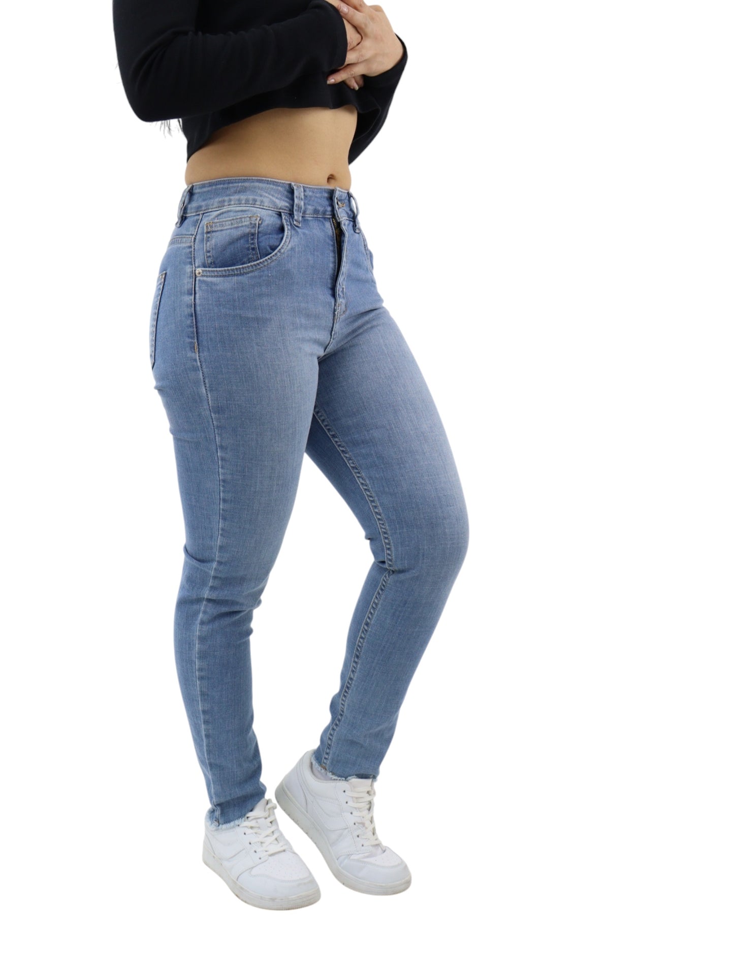 Jeans skinny azul claro