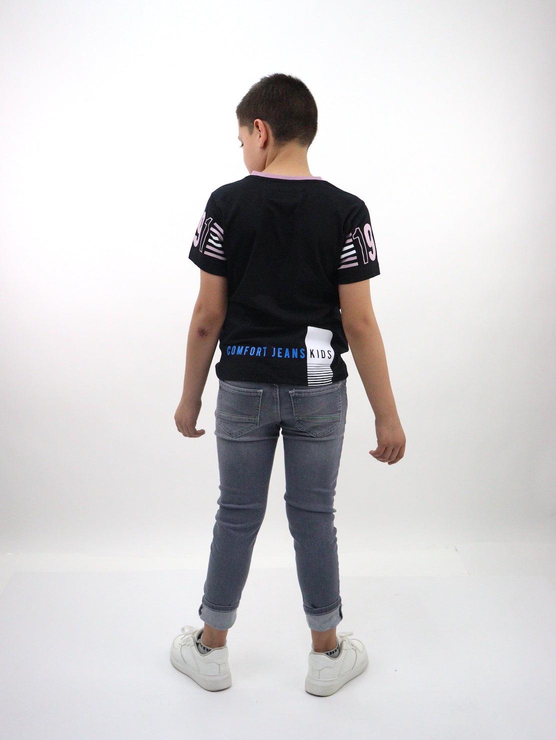 Jeans skinny gris oscuro