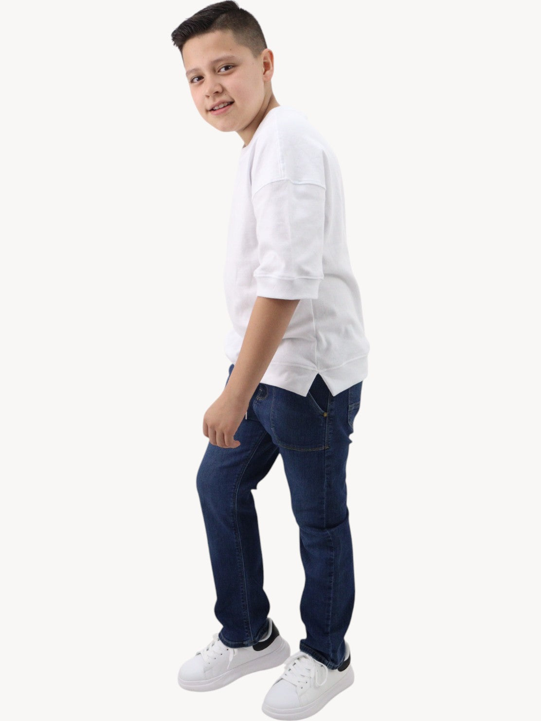 Jeans slim fit azul oscuro