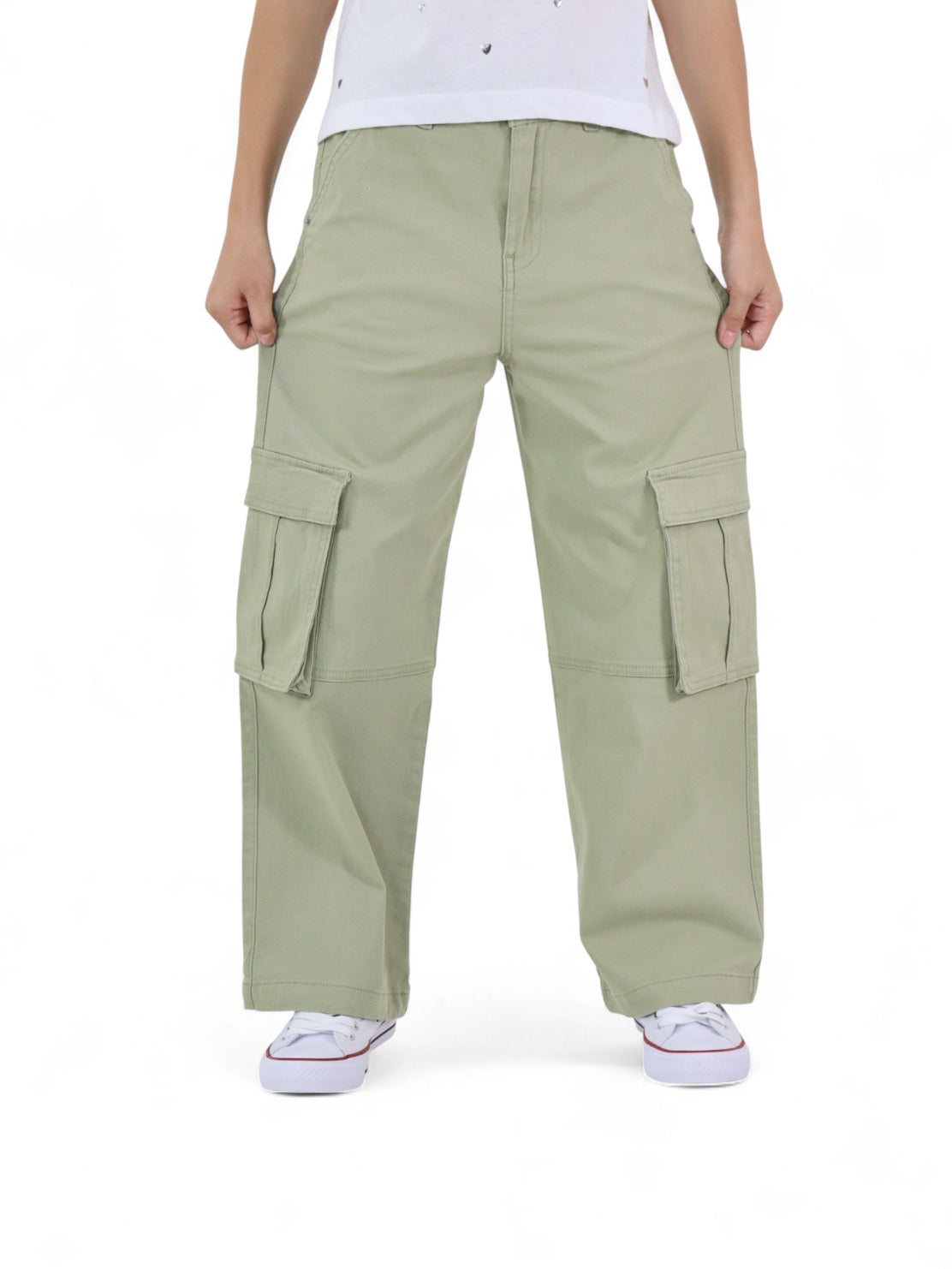 Pantalón Wide Leg Cargo