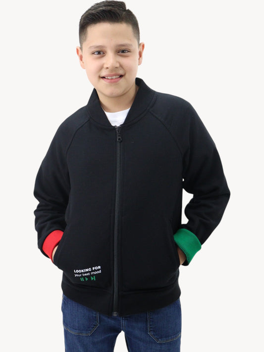 Sudadera con cremallera