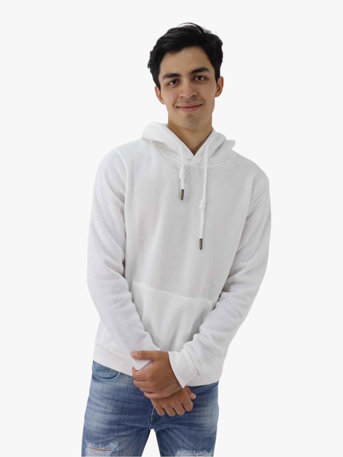 Hoodie unisex blanco