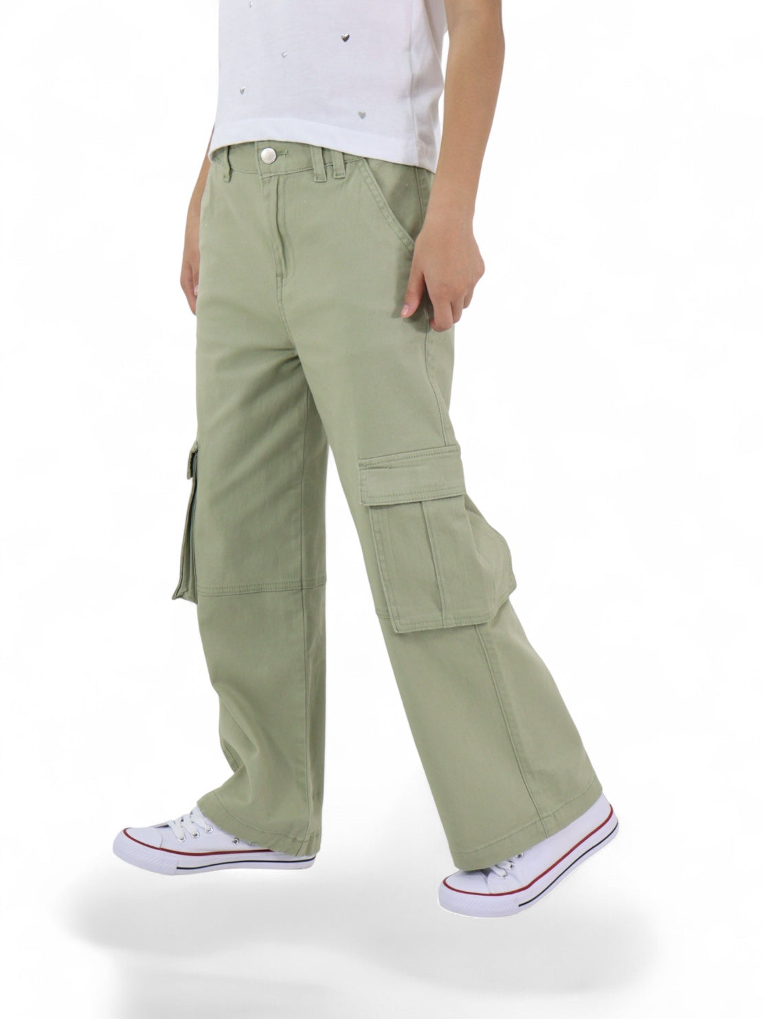 Pantalón Wide Leg Cargo
