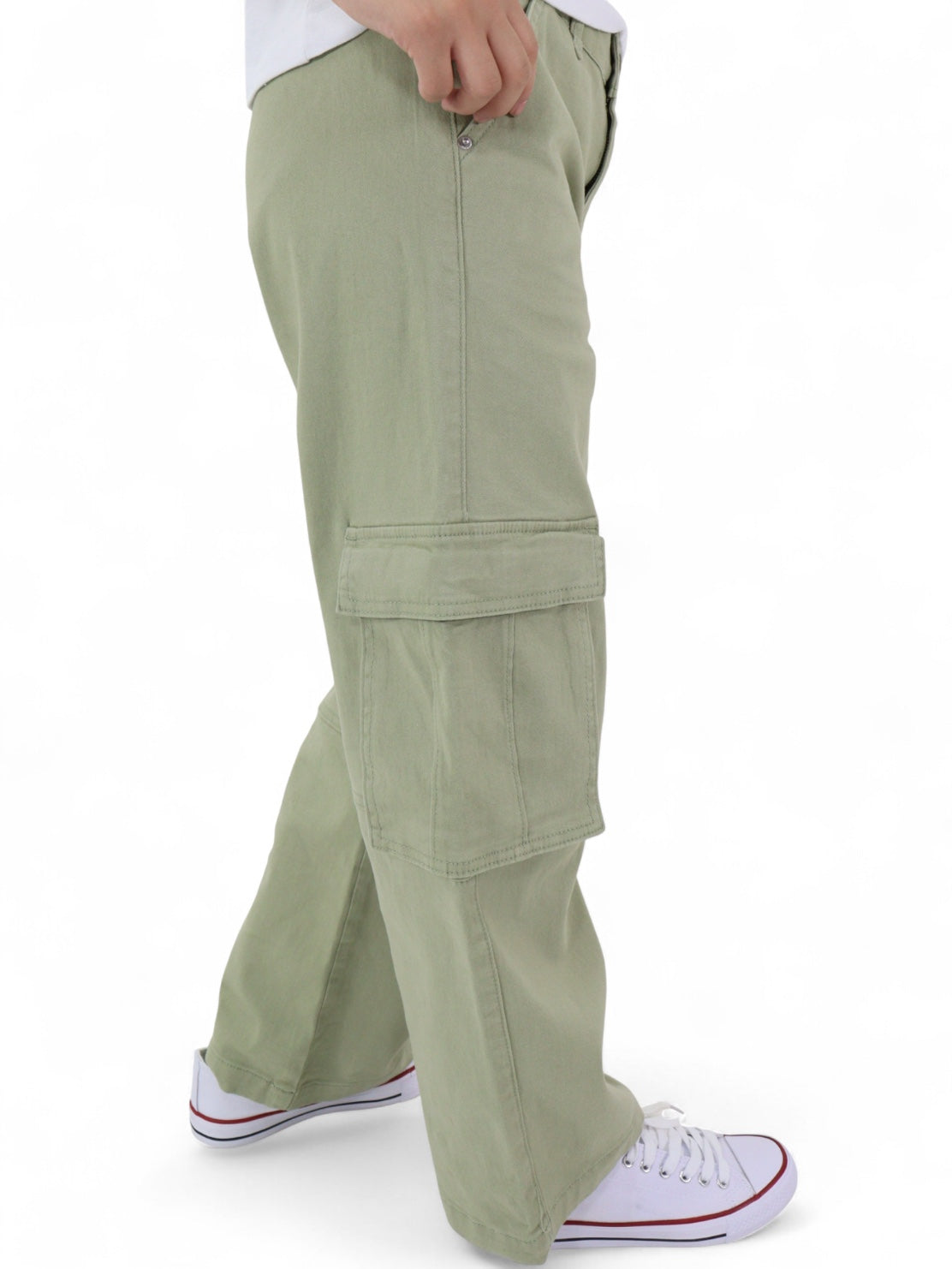 Pantalón Wide Leg Cargo