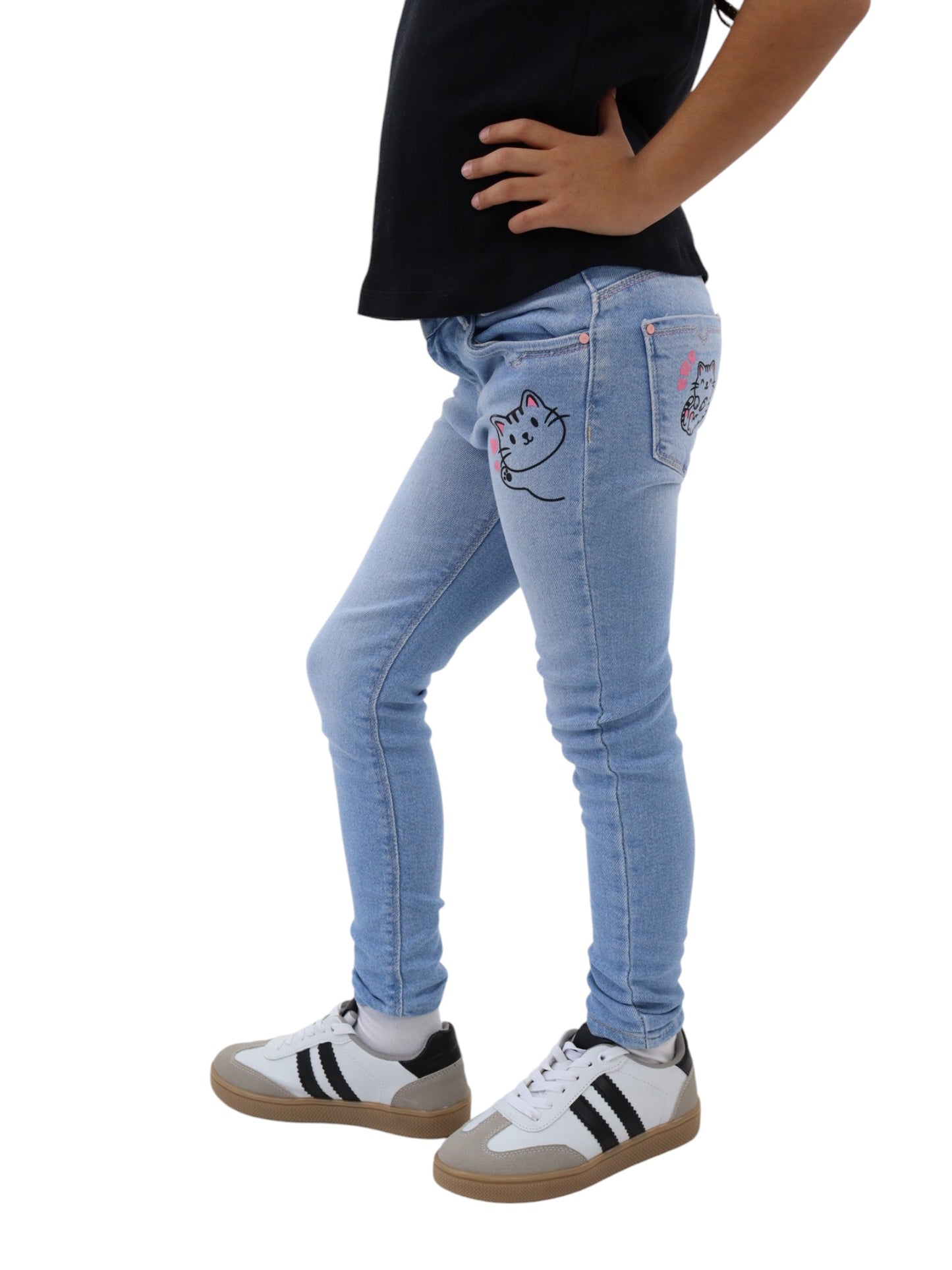 Jeans skinny azul claro