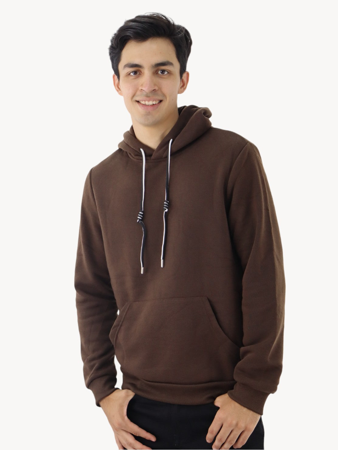Hoodie unisex café