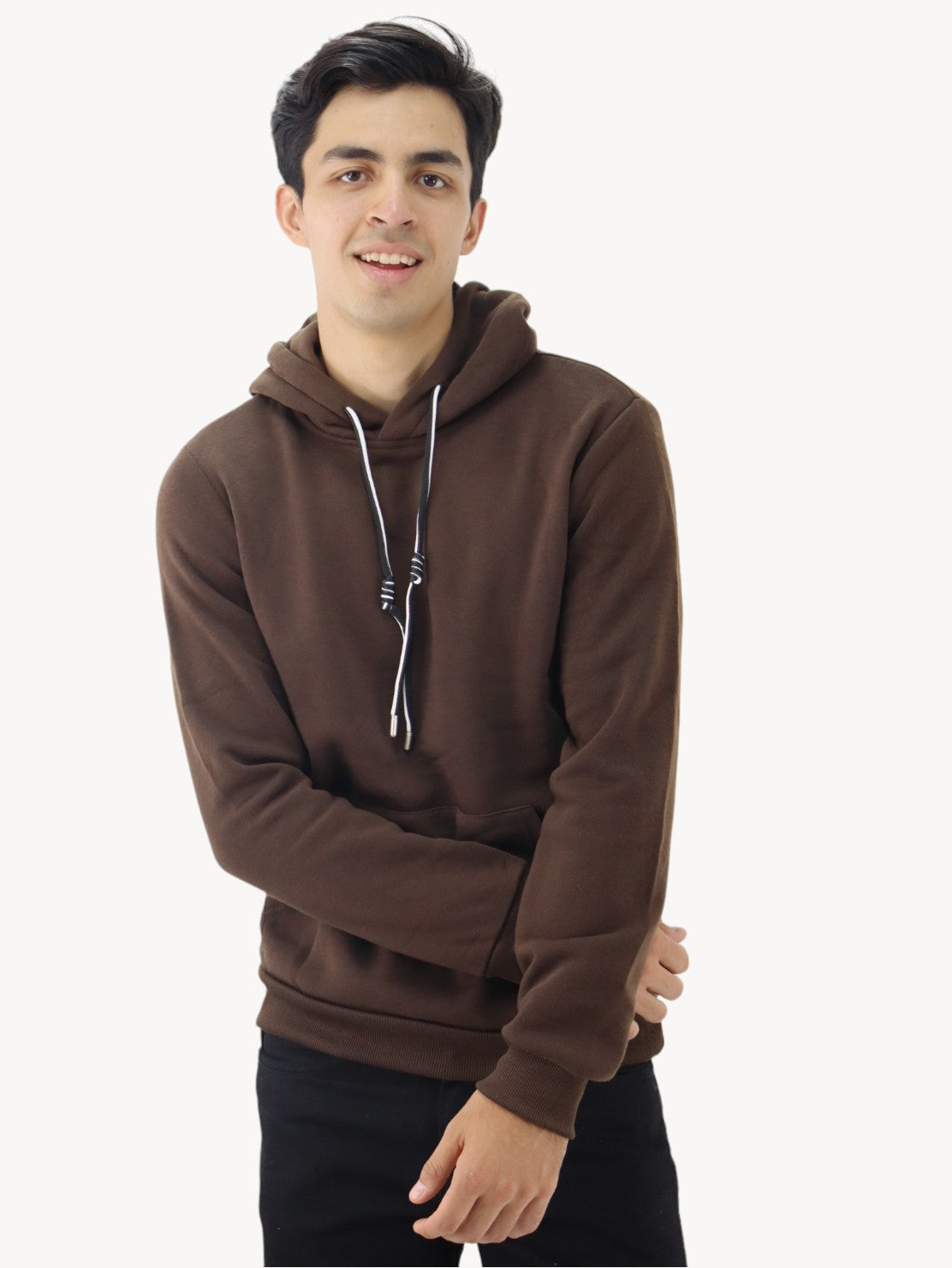 Hoodie unisex café