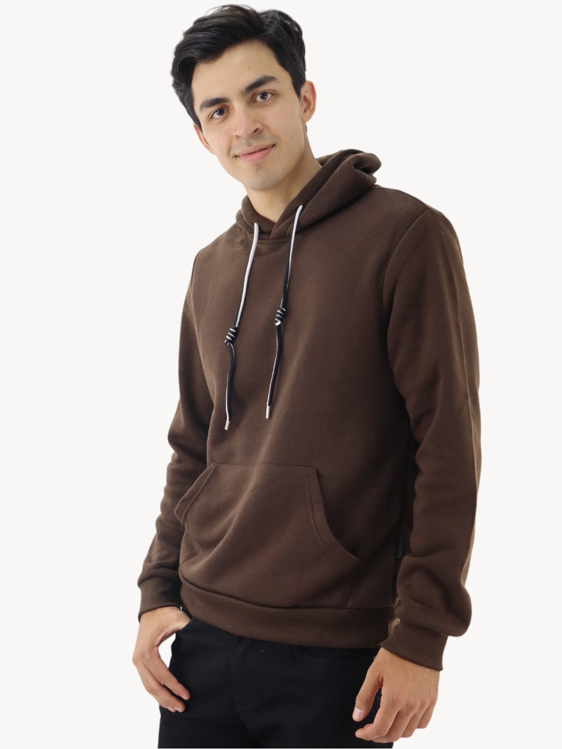 Hoodie unisex café