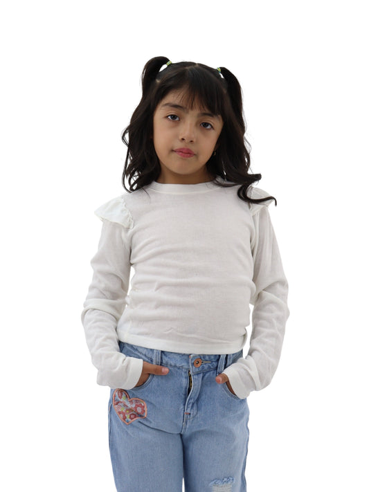 Blusa manga larga