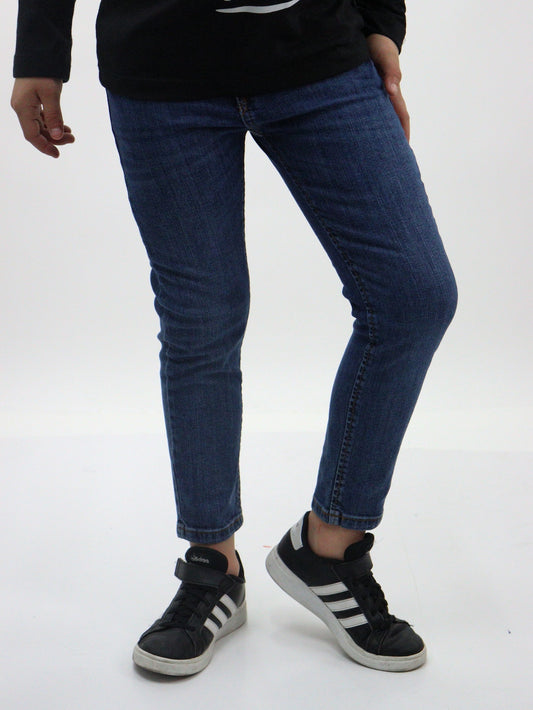 Jeans skinny de color azul oscuro