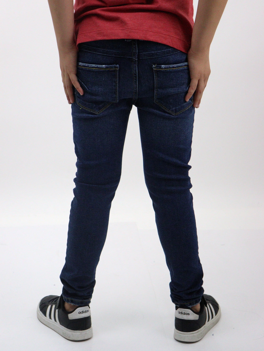 Jeans skinny de color azul oscuro