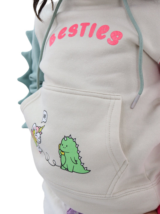 Sudadera con impresión de dinosaurio