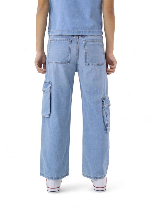 Jeans Cargo Wide Leg