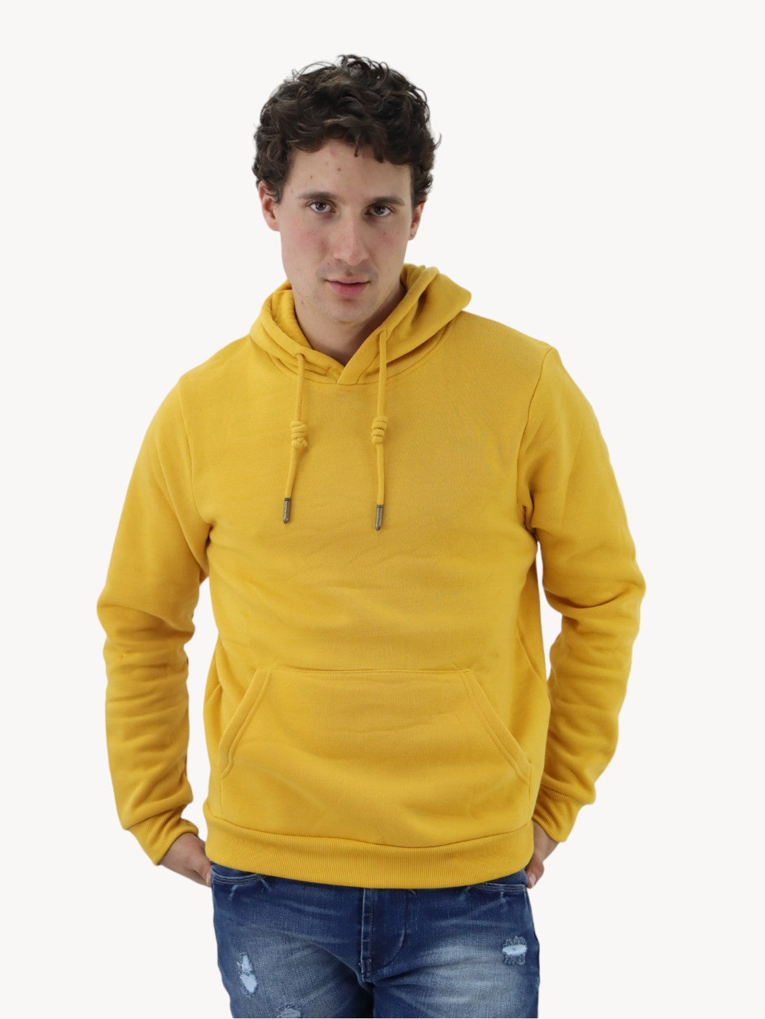 Hoodie unisex amarillo