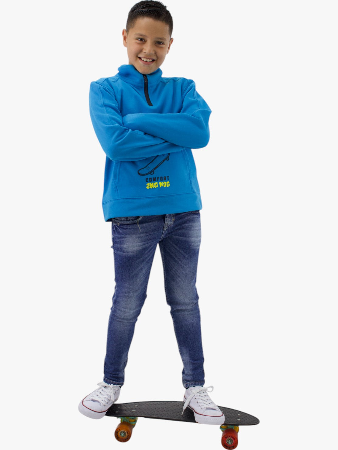 Sudadera skater azul