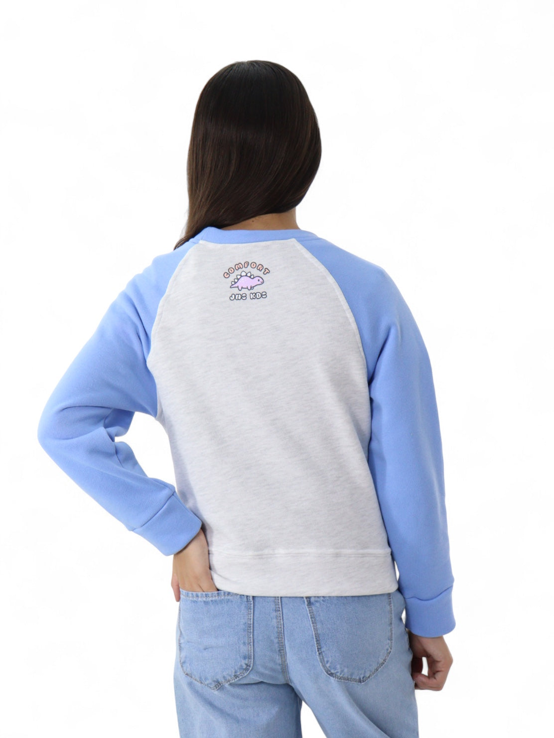 Sudadera cerrada con estampado