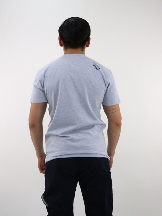 Playera manga corta con estampado