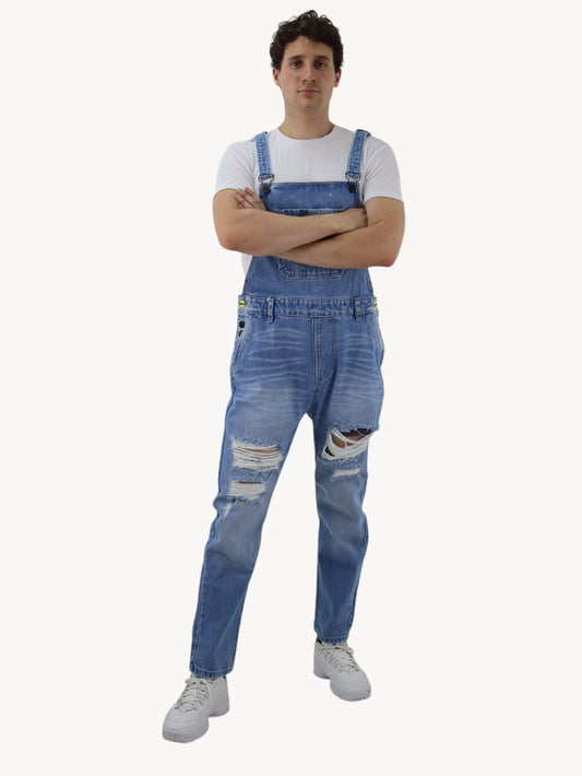 Peto con destrucción azul medio