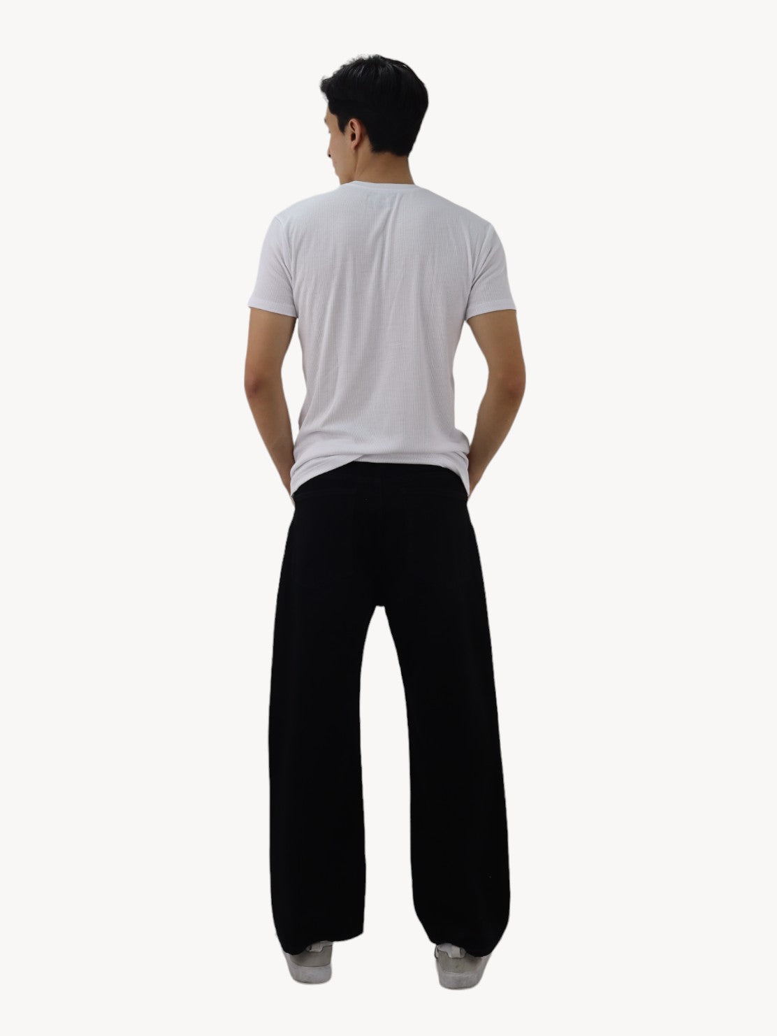 Jeans baggy de color negro