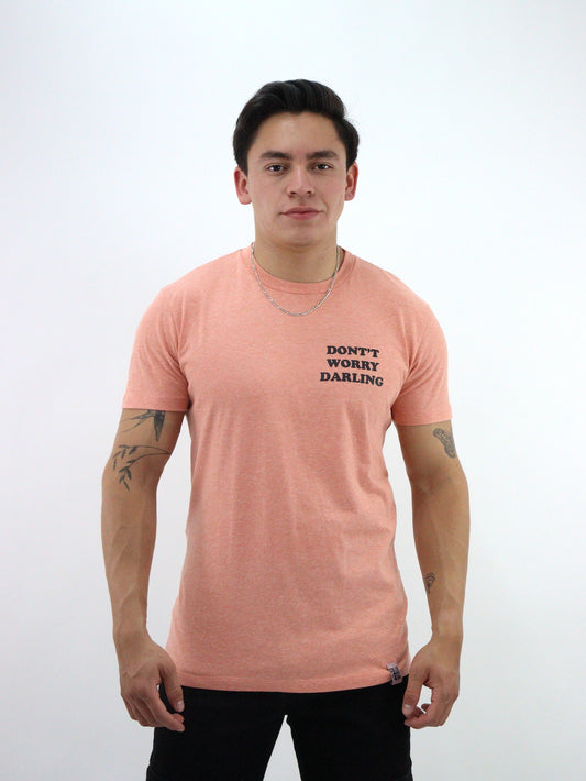 Playera manga corta con estampado