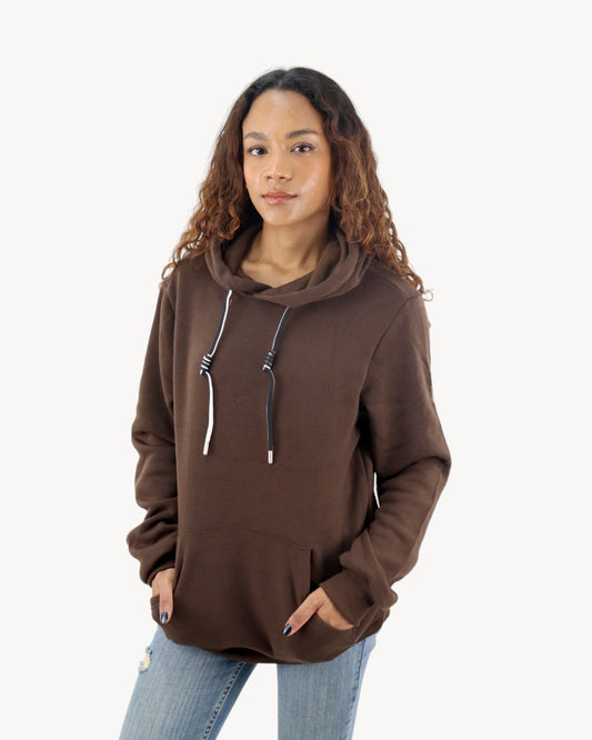 Hoodie unisex café
