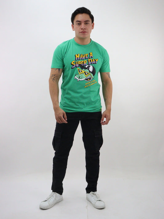 Jeans cargo de color negro deslavado