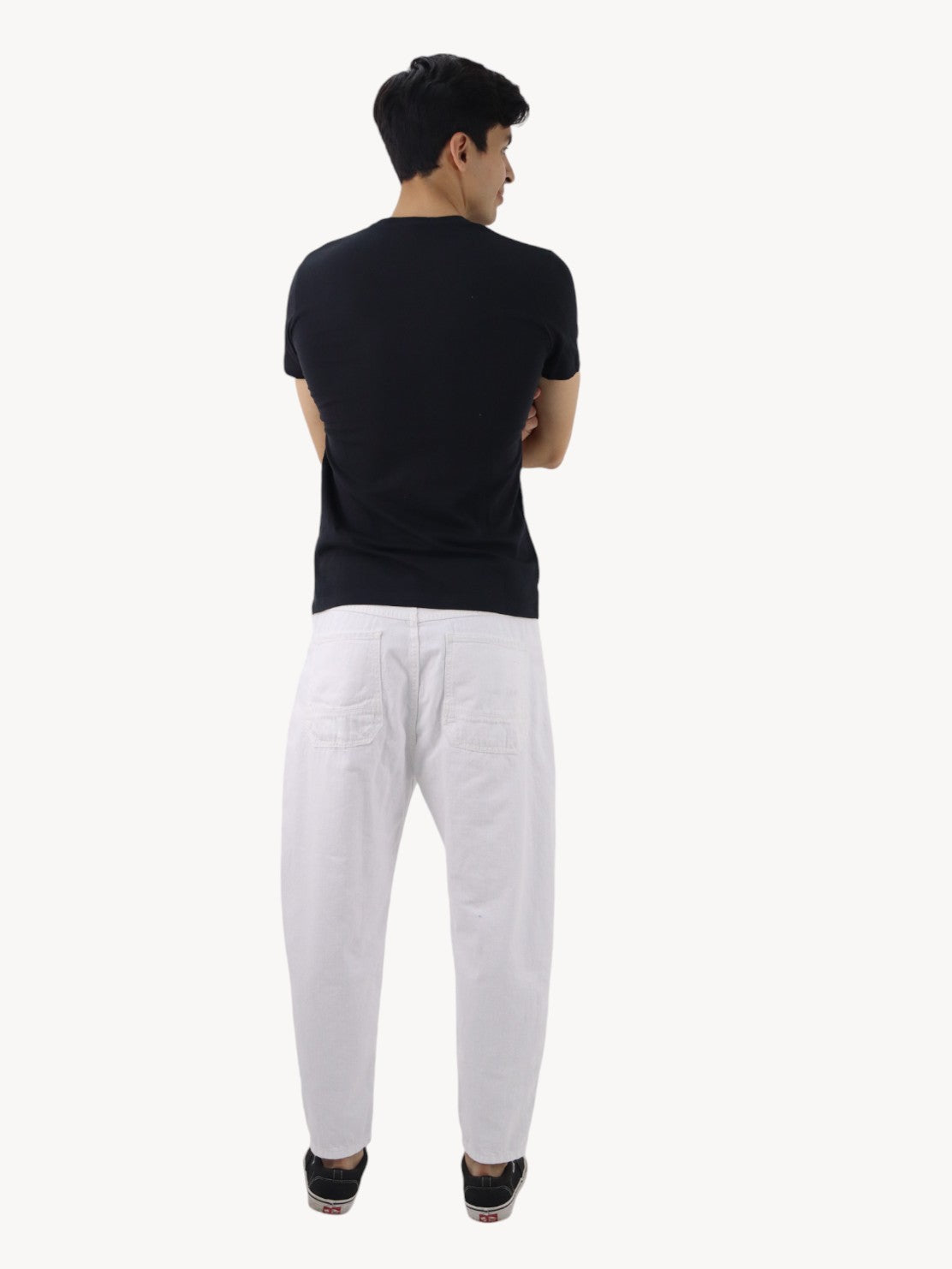 Jeans loose blanco