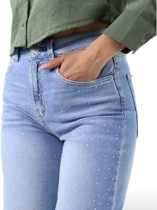 Jeans Wide Leg Brillos